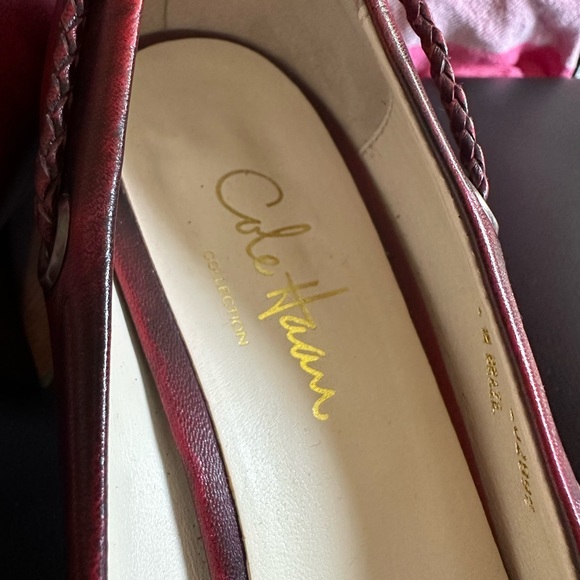 LAST CHANCE $ CUT Cole haan red high heels size 9 - Picture 3 of 9